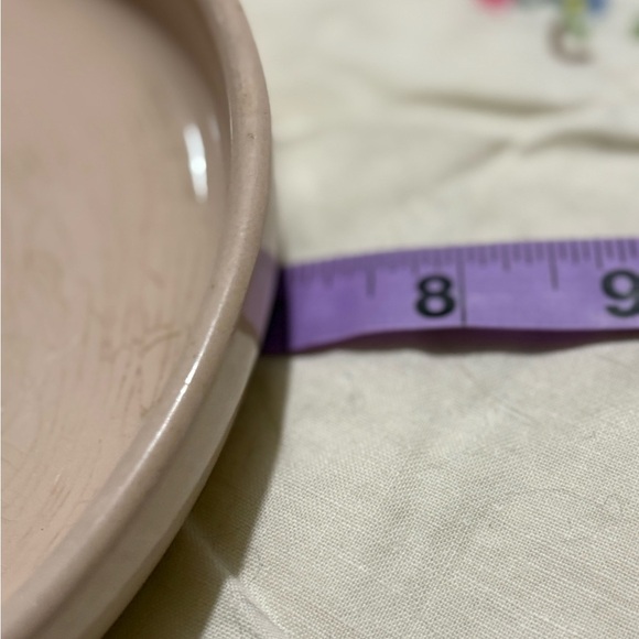 Vintage Pink Ceramic Plate with Bear Design - Picture 5 of 5